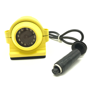 משאית ואוטובוס AHD 1080P עמיד למים עם ראיית לילה מצלמה צמודת צד 12V 3 אינץ' מארז מתכת צהוב - Product Image 2