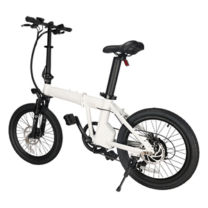 Bicicleta Eléctrica de 20 Pulgadas, Aleación de Aluminio, Batería de Litio de 350W, Motor sin Escobillas, Ligera, Plegable, Urbana, para Desplazamientos, con 7 Velocidades <span class=keywords><strong>Shimano</strong></span> - Product Image 3
