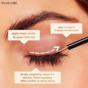 SNAILGIRL Esencia Líquida Saludable con Vitaminas B, Crema de Raíz de Angélica, Extracto de Hialuronato de Sodio, Potenciador Natural de Pestañas - Product Image 3