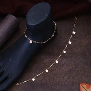 Chaîne de cheville délicate et élégante, bijou de mode raffiné, accessoire tendance pour le pied, cadeau stylé - Product Image 1