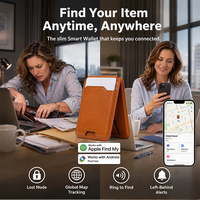 Tarjetero con Localizador GPS para Cartera, Antipérdida, para Licencia de Conducir, Tarjeta de Crédito, Efectivo, con Logotipo Personalizado, Color y Certificación
