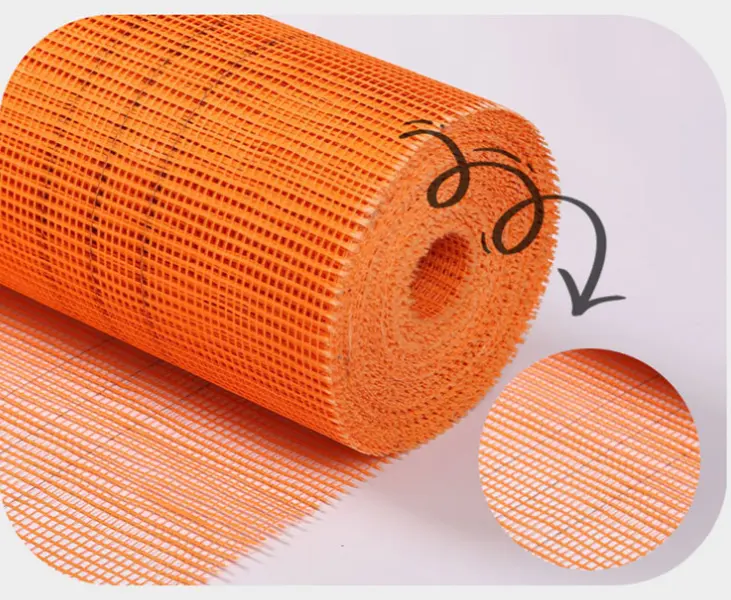 Wholesale Drywall Reinforcing Orange Fiberglass Mesh Cloth Universally Acclaimed at Low Price