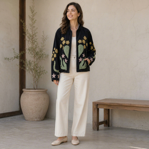 Heart Embroidered Jacket <b>Coat</b> Velvet Handmade Suzani Jacket <b>Coat</b> Boho Chic Jacket <b>Women's</b> <b>Coat</b> - Product Image 1