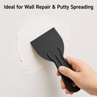 Couteau à mastic flexible en plastique de 3 pouces pour réparation murale, enduit de plâtre, OEM, marque privée, vente en gros