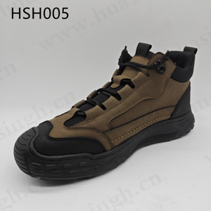 Botas de Senderismo HY, Suela de Goma de Alta Elasticidad, Color Marrón/<span class=keywords><strong>Negro</strong></span>, Botas de Montaña Deportivas, Zapatos de Entrenamiento de Cuero Vacuno con Costuras HSH004 - Product Image 4