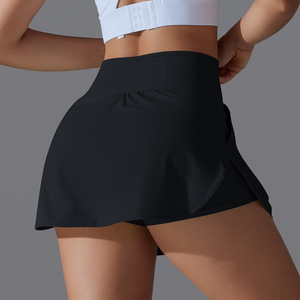 Gonne sportive da golf con tasche, gonne da <span class=keywords><strong>tennis</strong></span> all'ingrosso, gonne casual da donna per allenamento con pantaloncini integrati, abbigliamento da pickleball - Product Image 3