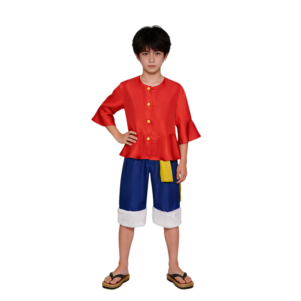 Luffy de deuxième génération (chemise, ceinture, pantalon)