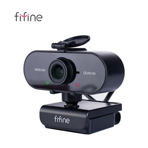 Trípode <span class=keywords><strong>K421</strong></span> para Cámara Pequeña, USB2.0 Plug and Play, Micrófono Incorporado, Sensor CMOS de Resolución 2K, Material Plástico, Ajustable en 360° - Product Image 1