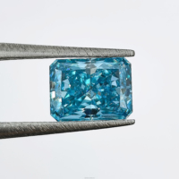 Diamant synthétique de laboratoire de 5 carats, taille émeraude, certifié IGI, diamant de laboratoire HPHT CVD, diamant de laboratoire en vrac