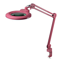Lámpara de escritorio LED para uñas de salón de belleza de cristal a la moda para equipo de pestañas cosméticos tatuaje extensión de pestañas faciales lámpara de lente de aumento