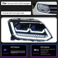 Pour Amarok : Kit de modification de phares 12V avec lentilles LED, clignotants séquentiels et feux de jour