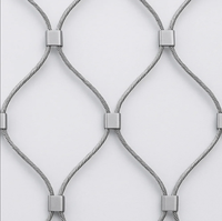 Maille de câble métallique flexible en acier inoxydable pour balustrade d'escalier et filet de sécurité