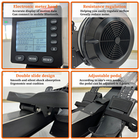 Venta Directa de Fábrica, Máquina de Remo para Interiores C2 Resistente al Viento, Ajuste de Resistencia de Diez Velocidades, Capacidad de 200 kg, Duradera y Segura