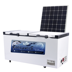 Congelador Horizontal de Gran Capacidad de 24 V CC para Supermercado, Refrigerador Solar, Congelador Solar Comercial de 500 l - Product Image 1