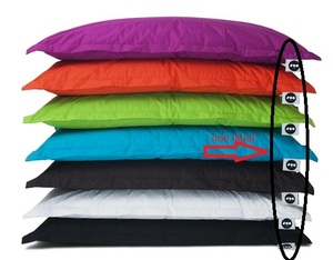 <span class=keywords><strong>Canapé</strong></span> pouf XXL d'extérieur au design asiatique traditionnel, <span class=keywords><strong>2</strong></span> <span class=keywords><strong>places</strong></span>, housse amovible réglable, tissu Oxford imperméable anti-UV - Product Image 5