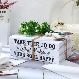 Kustom penutup keras promosi meja toko kopi Set rumah buku dekoratif Set dekoratif untuk hadiah - Product Image 5