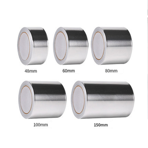 Rouleau de <span class=keywords><strong>ruban</strong></span> d'aluminium 48mm auto-ignifuge retardateur de flamme argenté pour les conduits, les évents de la sécheuse. - Product Image 2