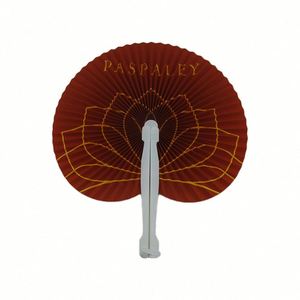 Regalos Promocionales Empresariales, Abanicos de Papel Plegables para Festivales, Año Nuevo Chino, Bodas, Diseño de Corazón - Product Image 5