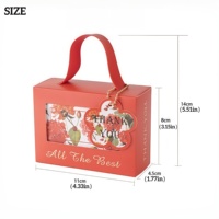 Boîte à cadeaux portable de style Ins, élégante pour mariage, anniversaire, emballage de bonbons, boîte à cosmétiques portable, rouge à lèvres, chocolat, biscuits, boîte cadeau