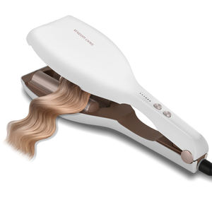 2023 nuevo producto <span class=keywords><strong>sirena</strong></span> máquina <span class=keywords><strong>rizadora</strong></span> <span class=keywords><strong>de</strong></span> pelo iónica 3 barril playa profunda olas rizador varita eléctrica LCD cerámica 3 ajuste <span class=keywords><strong>de</strong></span> tiempo - Product Image 1