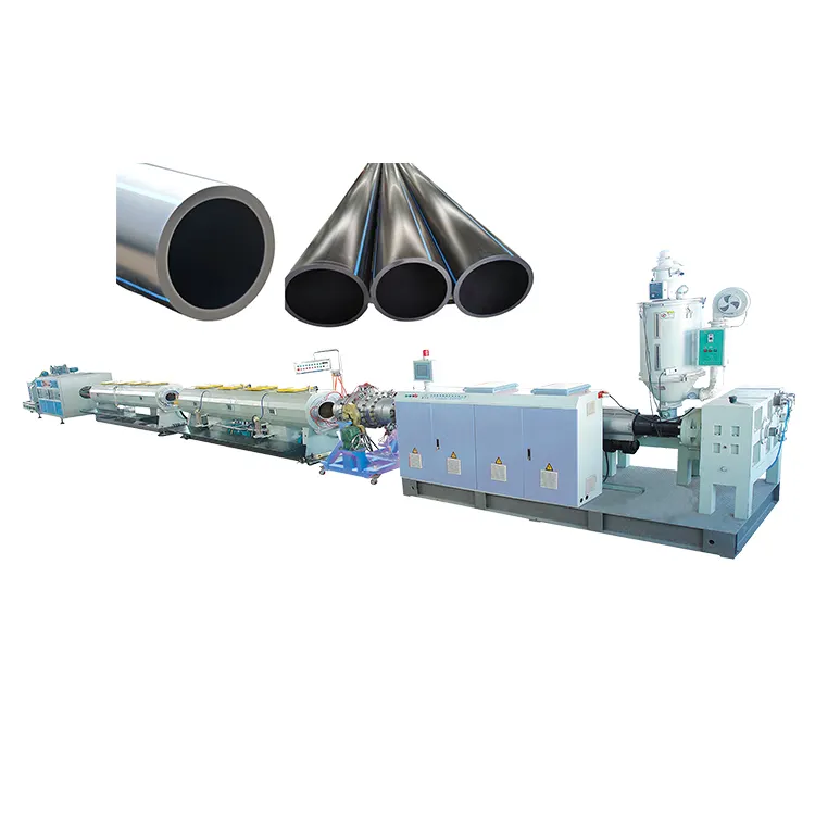 Haute efficacité polyéthylène plastique PE Tube faisant la machine/HDPE tuyau ligne de production prix