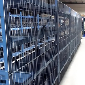 Estanterías traseras de malla de alambre de fácil montaje de almacenamiento de alta capacidad para almacén por fabricante - Product Image 4