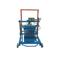 Machine automatique de fabrication de briques en béton Bloc de machines à feu recyclé avec presse manuelle 220V Prix compétitif