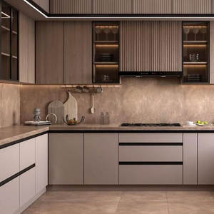 Armoires de <span class=keywords><strong>cuisine</strong></span> chinoises bon marché fabriquées en Chine, armoires de <span class=keywords><strong>cuisine</strong></span> en bois de pin avec rangement pour <span class=keywords><strong>micro</strong></span>-ondes - Product Image 5