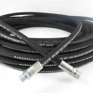 R1 Flexible High Pressure Hydraulic Rubber Washer Hose Pipe With Connector For Jet Car Washing Cleaning