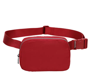 Riñonera Unisex Personalizable con Cinturón Ajustable, Cierre de Cremallera, Formato Cuadrado, Bandolera con Patrón de Letras, Venta al por Mayor - Product Image 5