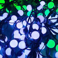 Éclairage de scène LED RGB programmable DMX512 IP65 à pixels, DC24V, en aluminium et PC, pour décorations de Noël en extérieur – Vente chaude