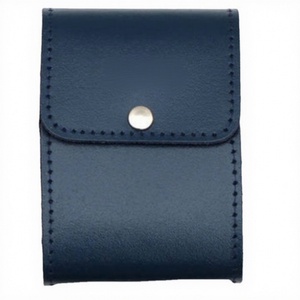 Leather Hand-stitched Snap-Flap <b>Playing</b> <b>Card</b> Storage Case & Pouch Portable - Product Image 4