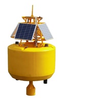 Bouée de surveillance de la qualité de l'eau en EVA et HDPE, durable, à énergie solaire, pour amarrage marin, avec piston et charnière pour eaux ouvertes, BT ISO9001:2015