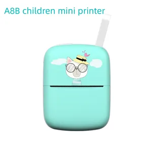 2024 a8b Carry-on trẻ em nghiên cứu ảnh văn bản trang tài khoản nhận văn phòng 57x25mm nhãn Máy in nhiệt cho trẻ em Máy in mini