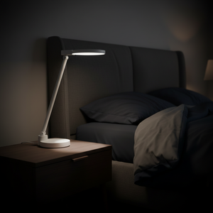 Lampe de bureau pliable à LED avec variateur d'intensité sans paliers à commande tactile, 3 couleurs de lumière et minuterie d'arrêt automatique - Product Image 3