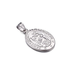 2020 Stainless Steel Anak Laki-laki Saint Emas <span class=keywords><strong>St</strong></span> <span class=keywords><strong>Christopher</strong></span> Liontin - Product Image 4