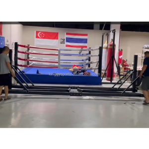 KINGGY Anneau de <span class=keywords><strong>boxe</strong></span> portable pliable professionnel Anneau de <span class=keywords><strong>boxe</strong></span> pliable au sol - Product Image 2