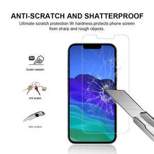 Para <span class=keywords><strong>iPhone</strong></span> 13 12 11 Pro <span class=keywords><strong>Max</strong></span> 2.5D HD Resistente a los golpes Anti-huella digital 9h Protector de pantalla de vidrio templado Película protectora de vidrio - Product Image 3