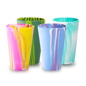 Vaso de Silicona con Patrón de Camuflaje de Colores Mezclados, 480 ml, Gran Capacidad, Botella de Agua de Grado Alimenticio, Resistente al Calor, Irrompible, Apto para Lavavajillas - Product Image 2