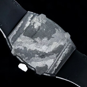 A Classic, Luxurious and High-<b>end</b> Texture Woven Strap, Ultra-thin 8.5mm Dial Carbon Fiber Men's Fashion Wristwatch - Product Image 3