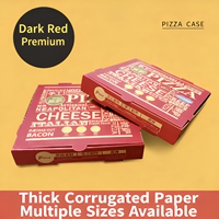 Boîtes à pizza isothermes en carton ondulé extra larges et recyclables avec poignée, personnalisables, en carton pour la conservation des aliments chauds, commandes personnalisées gratuites