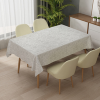 Nappe marocaine rectangulaire RNPT, blanche, à plumes, en toile cirée, durable, facile à nettoyer, 60x102, pour Pâques