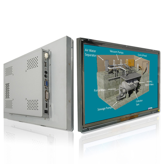 TOP Factories 18.5 Inch Portable LCD Display IPS Usb HD-MI VGA DVI Industrial Input Industrial Medical Equipment Touch Monitor