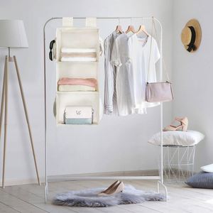3-Shelf Closet Organizers, 2 Separable 3-Tier Hanging Closet Shelves, Non-Woven Fabric Hanging <b>Storage</b> Organizer - Product Image 3