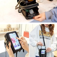 Miyin 2025 Nouvelle Pochette pour Femmes avec Écran Tactile, Petite Pochette pour Téléphone Portable, Sac à Bandoulière de Voyage