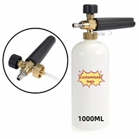 Nettoyeur de voiture sans fil 1000W 12V haute pression à mousse plastique 4000psi, pistolet de lavage de voiture avec connecteur rapide 1/4'' pour nettoyage haute pression