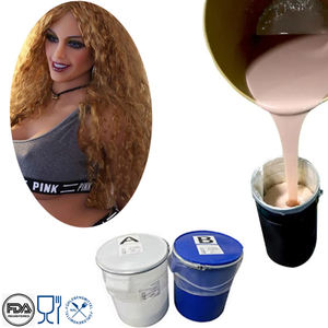 Matériau en caoutchouc de silicone liquide humain RTV2 de qualité alimentaire pour soins de la peau pour la fabrication de jouets de <span class=keywords><strong>chatte</strong></span> - Product Image 3