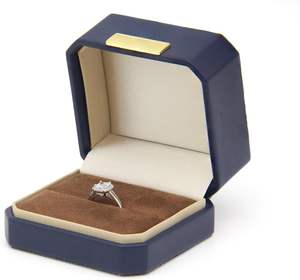 Boîtes à bijoux de luxe en cuir PU, boîte de rangement pour bijoux, boîte à bagues et bracelets - Product Image 1