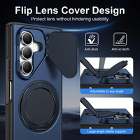 Funda Magnética Plegable para Teléfono con Rotación de 360° °   Funda Protectora Giratoria con Anillo para Cámara, Protección Total a Prueba de Golpes para Samsung Galaxy Z Fold 8 Ultra