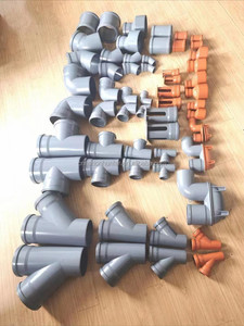 Video! Xuất Khẩu Từ Năm 2004, Phụ Kiện Ống Thoát Nước Loe 45 Độ Bằng PVC Khuỷu Tay TEE Nhà Máy Chuyên Nghiệp Khuôn Phun - Product Image 2